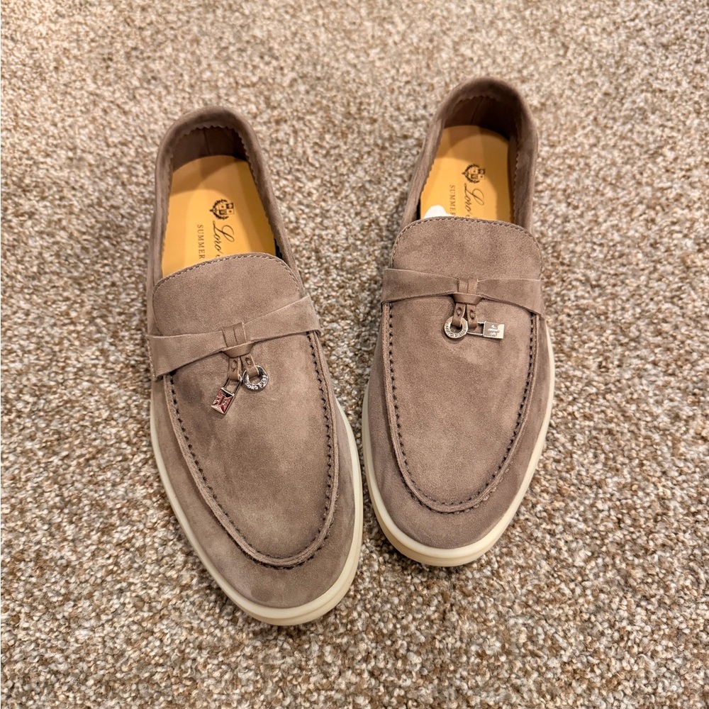 Loro piana Loafers with Charm Detail